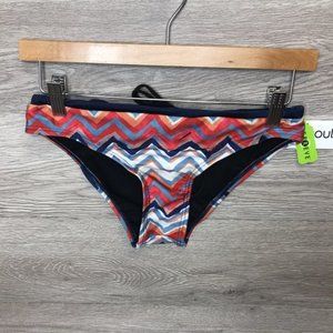 Quintsoul Small Low Rise Bikini Bottom Multi Red